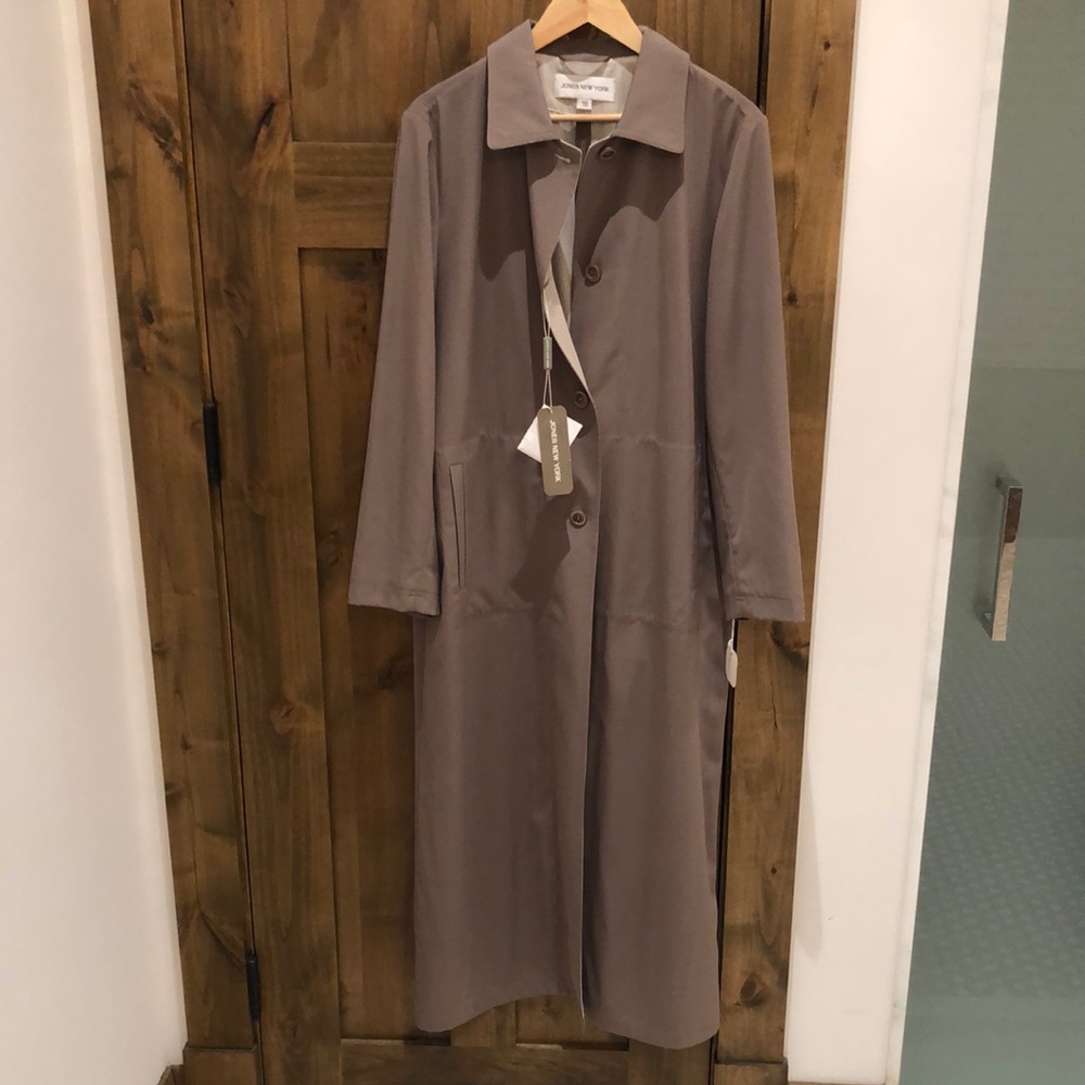 Chic Taupe Long Coat